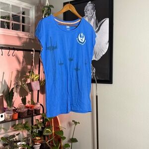 Star Wars Galaxy's Edge Black Spire Outpost X-Wing T-Shirt Top